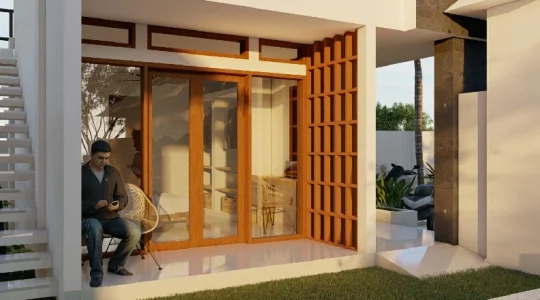 ゲストハウス完成予想図